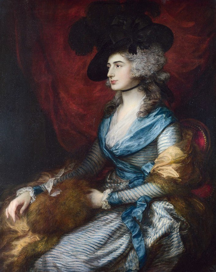 Gainsborough Mrs Siddons wish Prussian blue