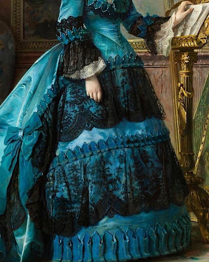 Maria de los Dolores Collado and Echague by Vicente Palmaroli 1870-1