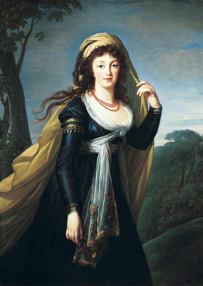 Portrait of Theresa, Countess Kinsky, 1793, Marie-Louise-Elisabeth Vigée-Lebrun-1