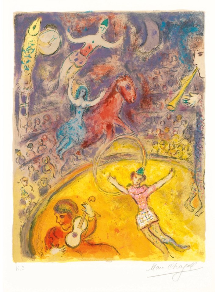 Marc Chagall (1887-1985), Le Cirque, one plate