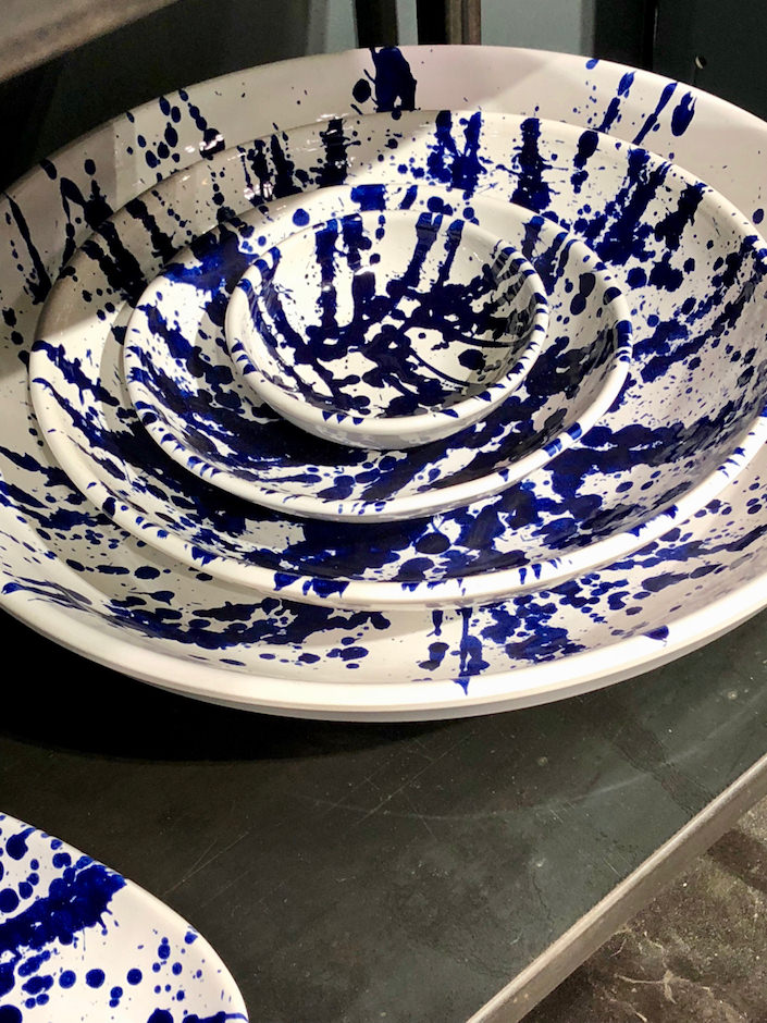 Canvas home splatter dish