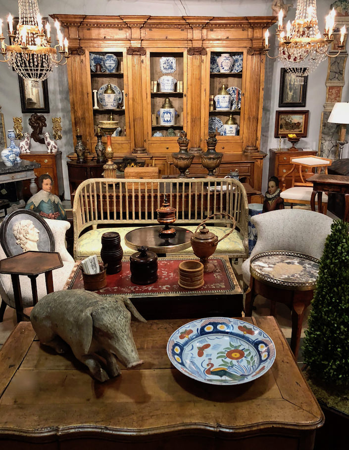 Caroline Faison Antiques at the 2018 Antiques & Garden Show Nashville