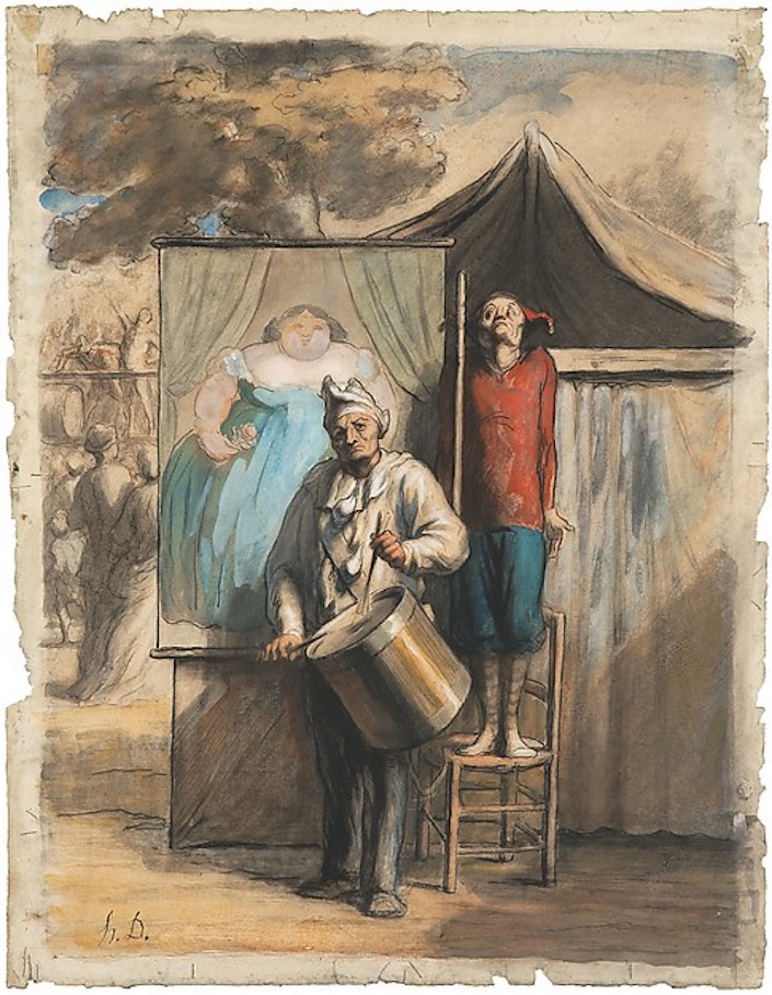 Daumier, Parade de Saltimbanques, ca. 1865-66, Private Collection New York.jpg