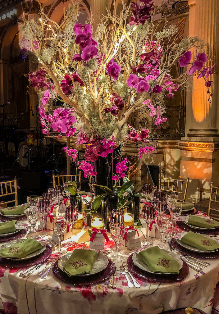 Elizabeth Pash 2018 NYBG Orchid Dinner