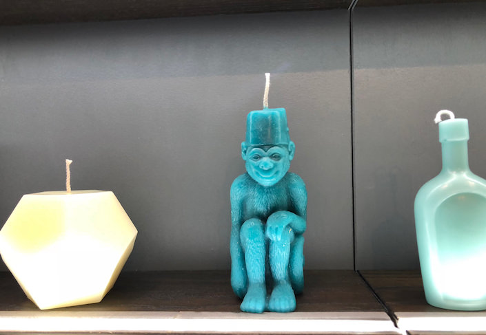 Greentree monkey candle at NY Now 2018