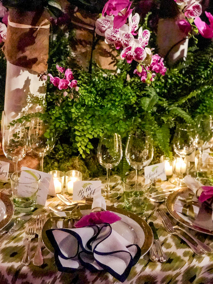 Ashley Whittaker Orchid Dinner table