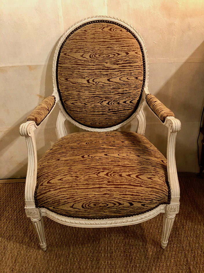 Louis XVI chairs at James Sansum