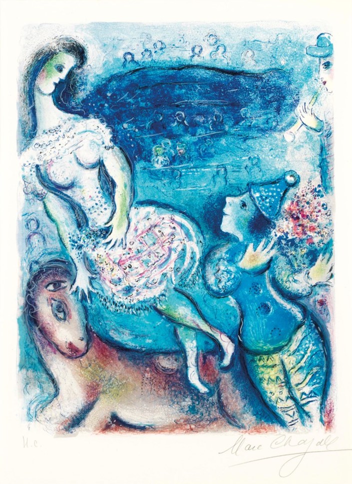 Marc Chagall (1887-1985), Le Cirque, one plate