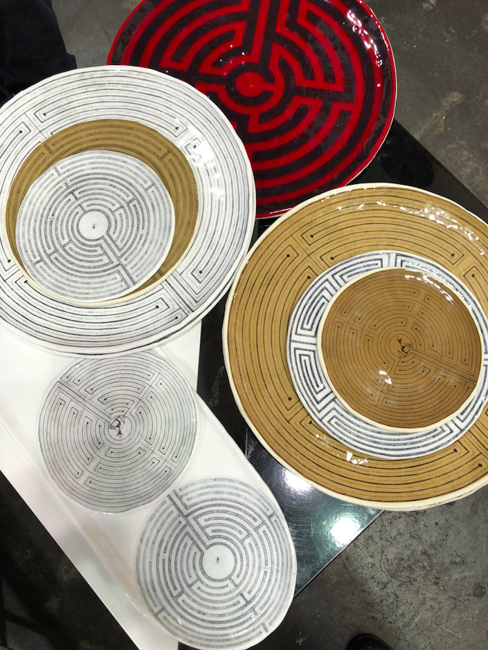 les ottoman maze plates at NY Now 2018