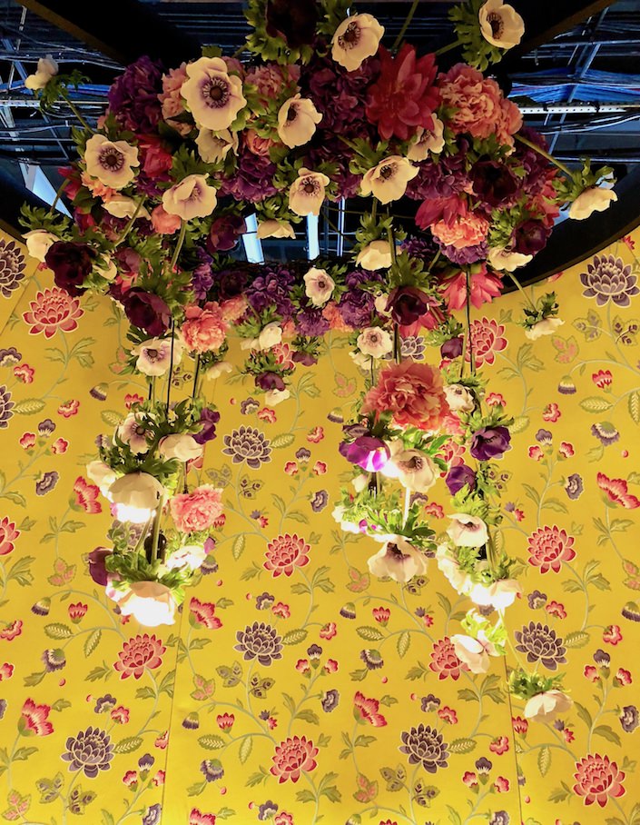 Floratorium chandelier in Wesley Moon Dining by Design space