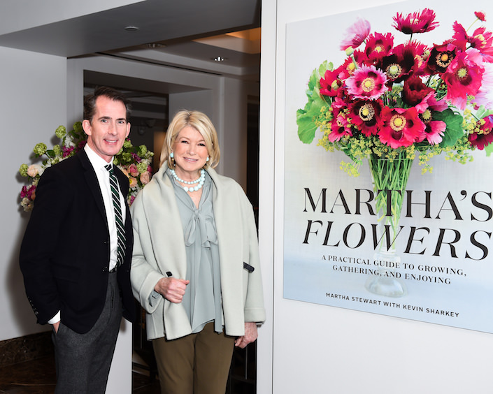 Kevin Sharkey and Martha Stewart