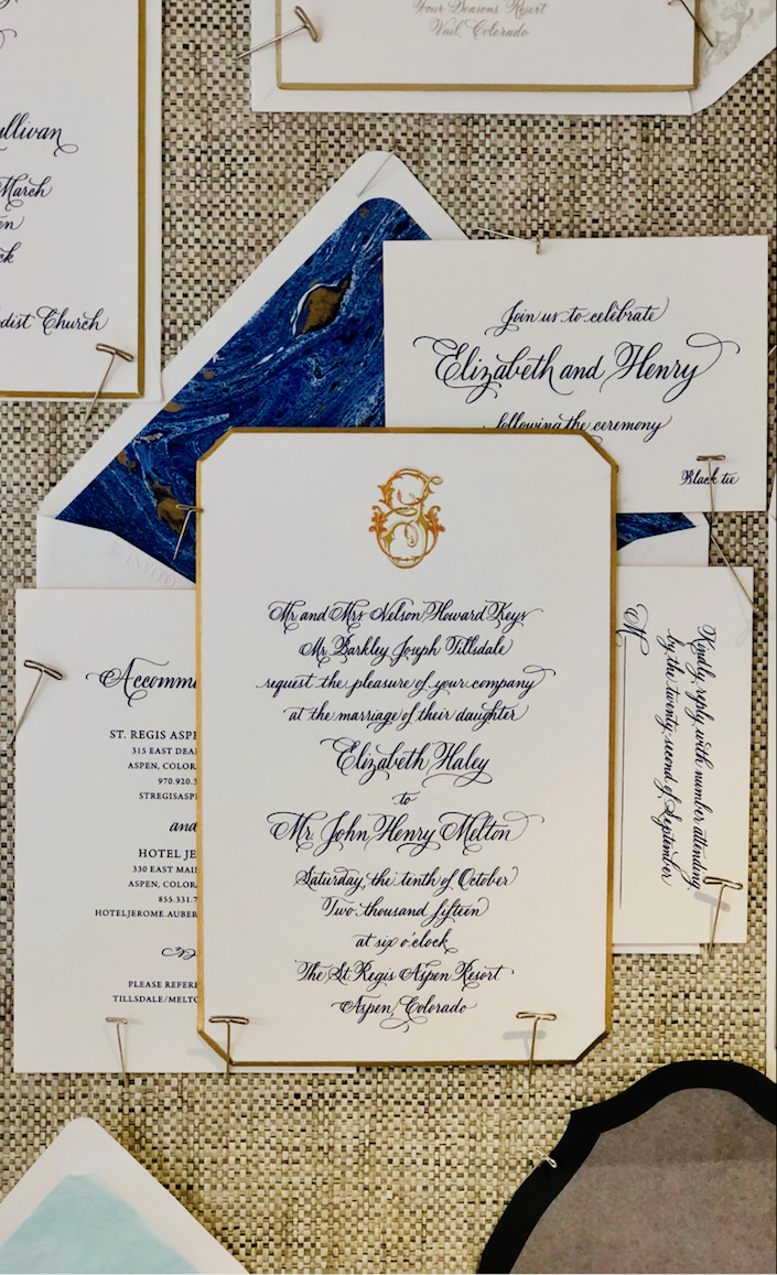 bell'INVITO wedding invitation at Bespoke Designs