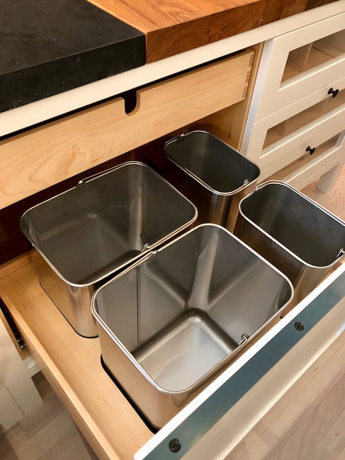 Plain English kitchen pull out drawer