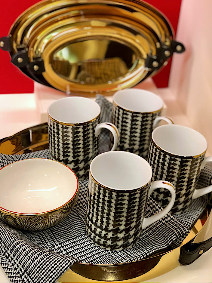 Ralph Lauren Home Wessex porcelain mugs & table linens