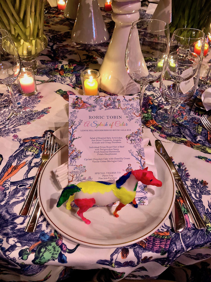 Roric Tobin Lenox Hill gala table