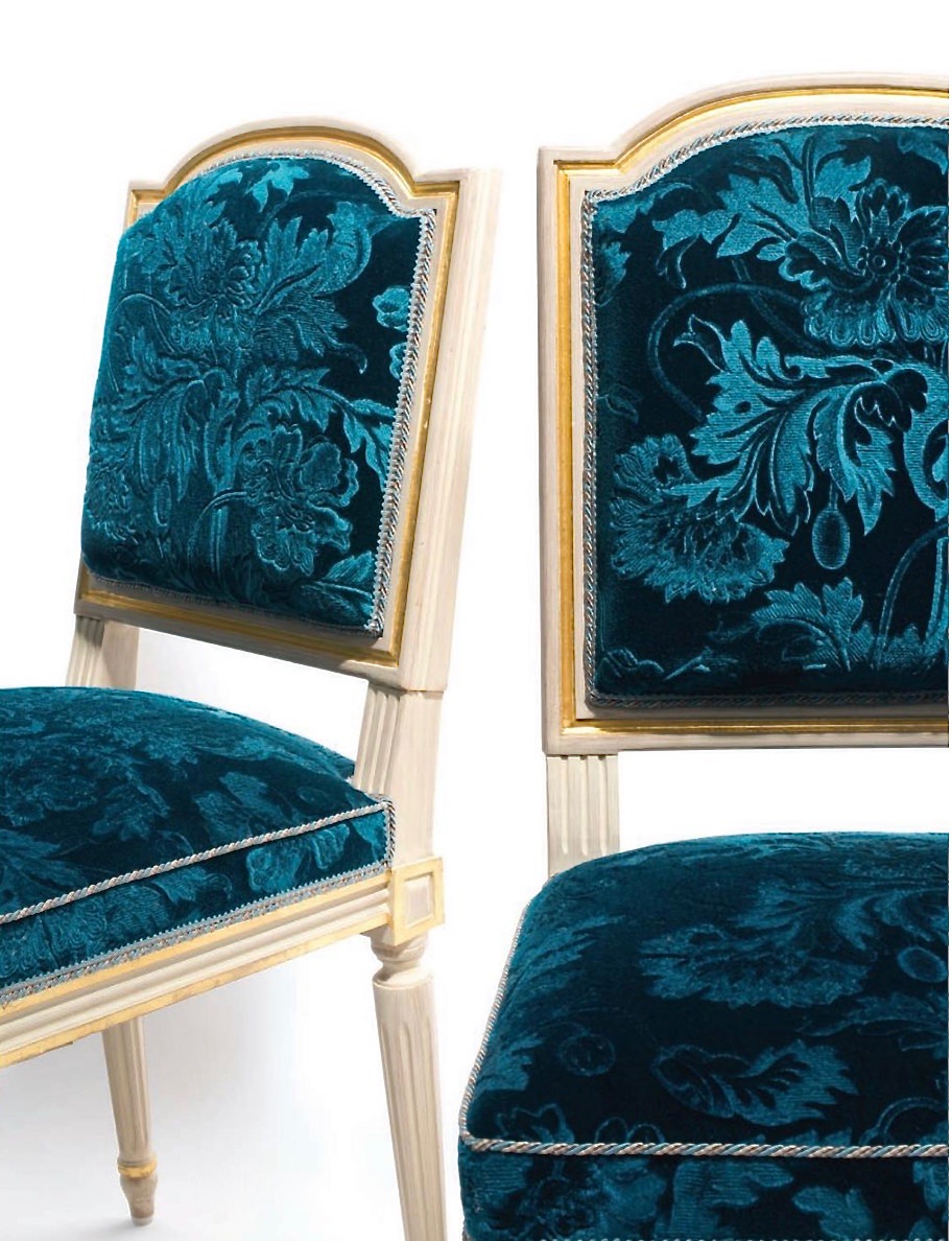 pair of Louis XVI style chairs from Ritz auction-1