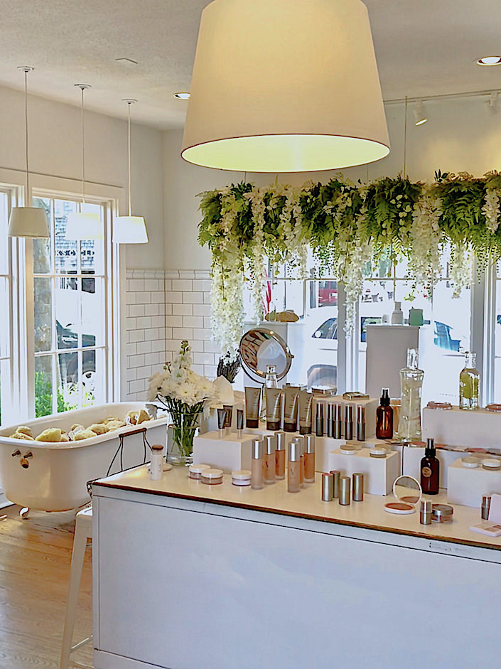 Follain Nantucket makeup counter