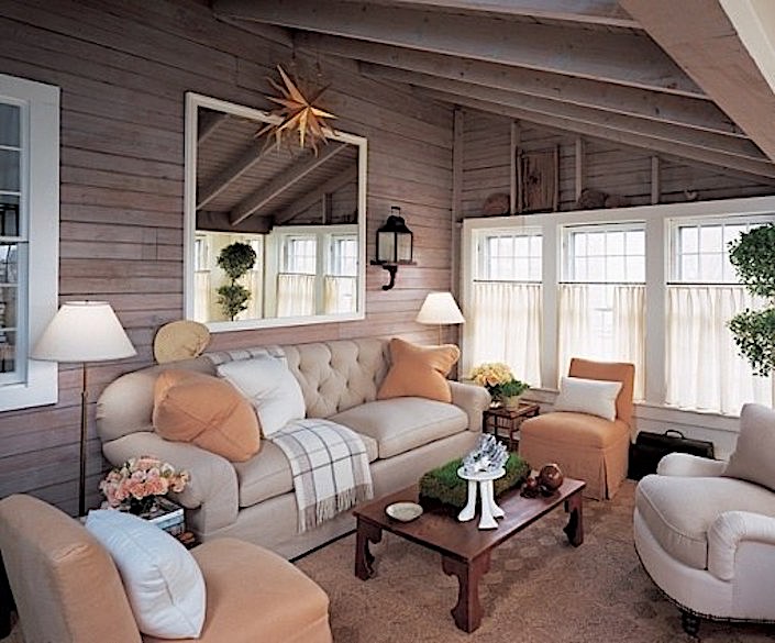 Jeffrey Bilhuber Nantucket living room