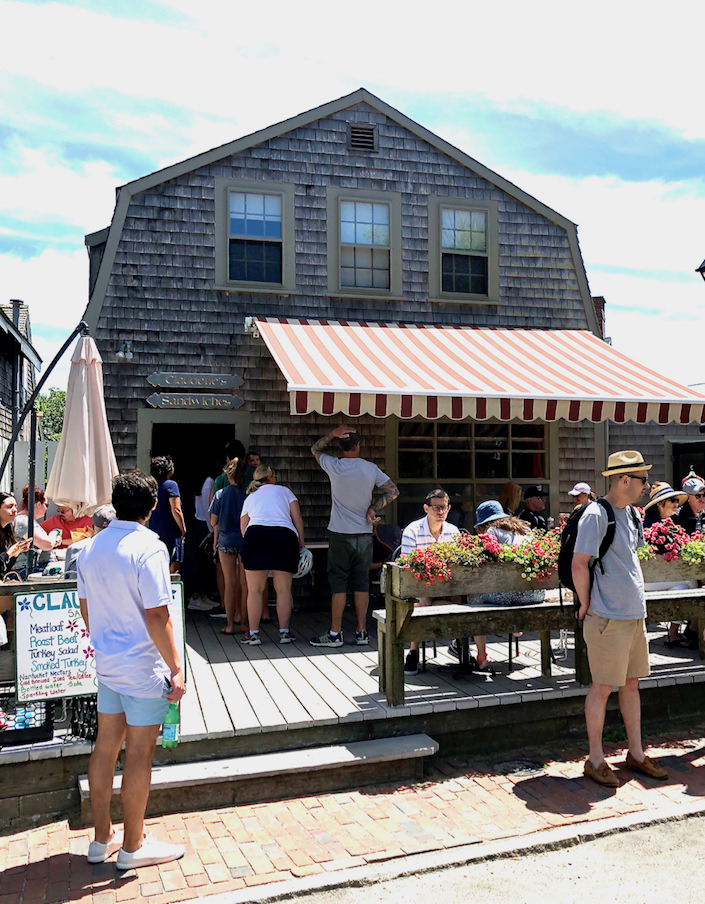 Nantucket Claudette's Sandwich shop