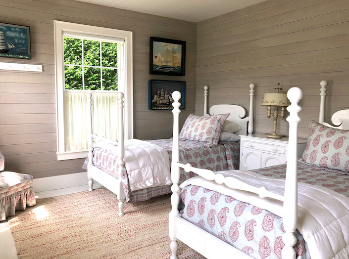 Nantucket guest house bedroom