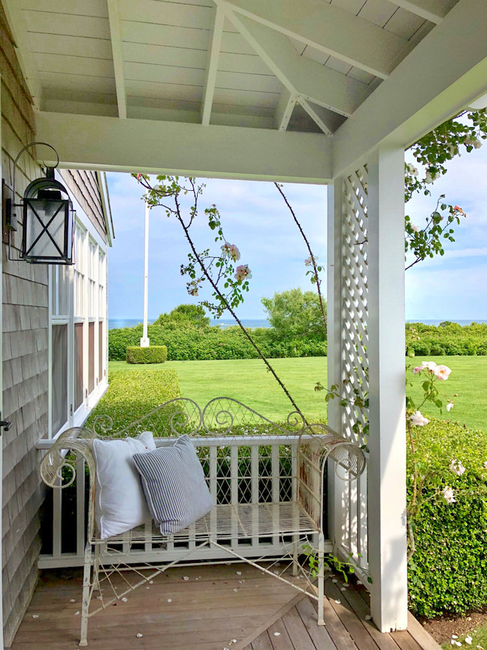 Nantucket guest house porch