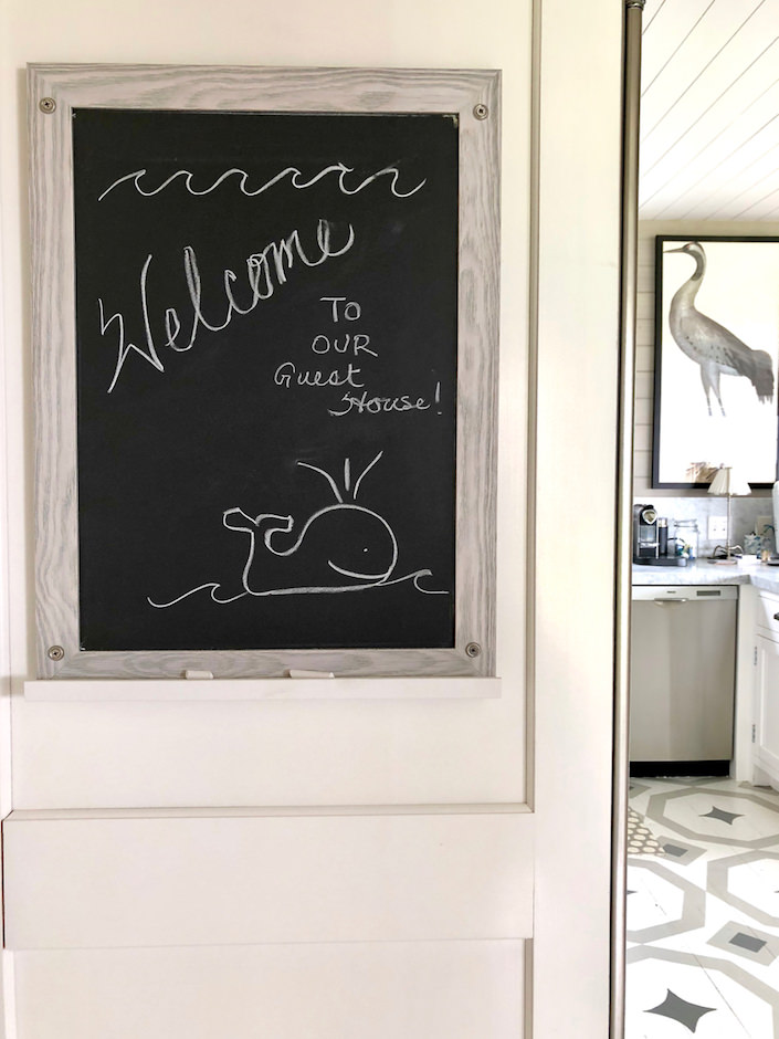 Nantucket guest house welcome