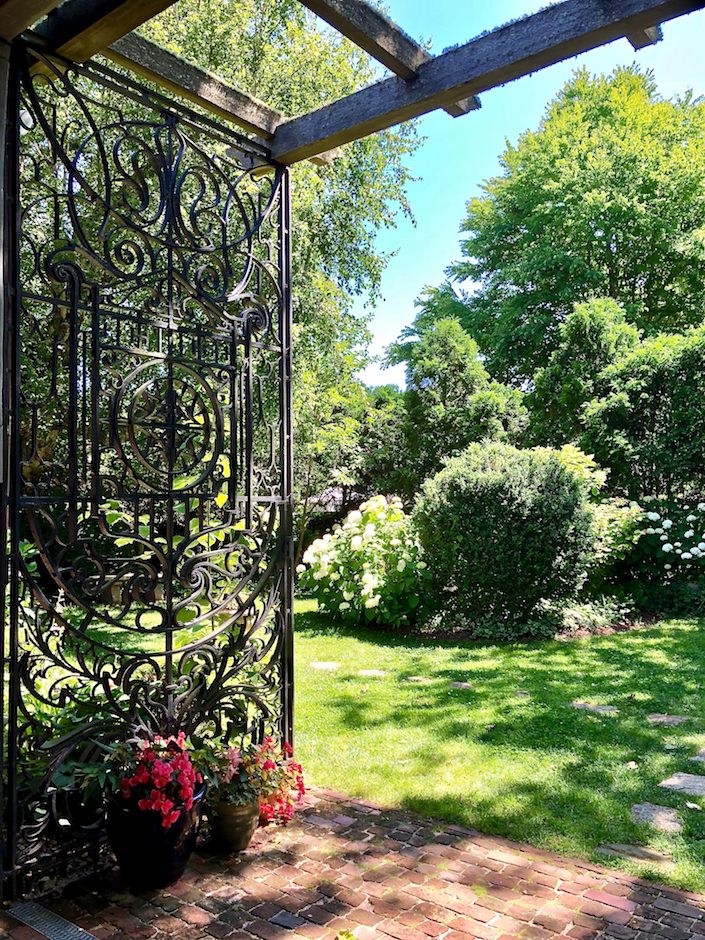 garden gate at Greater Light