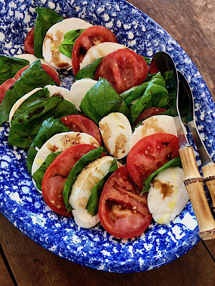 summer entertaining - salad Caprese