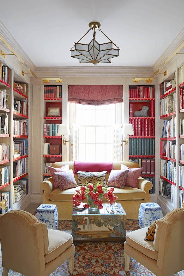 Maureen Footer library in Veranda Wanderlust issue, photo by Melanie Acevedo 1