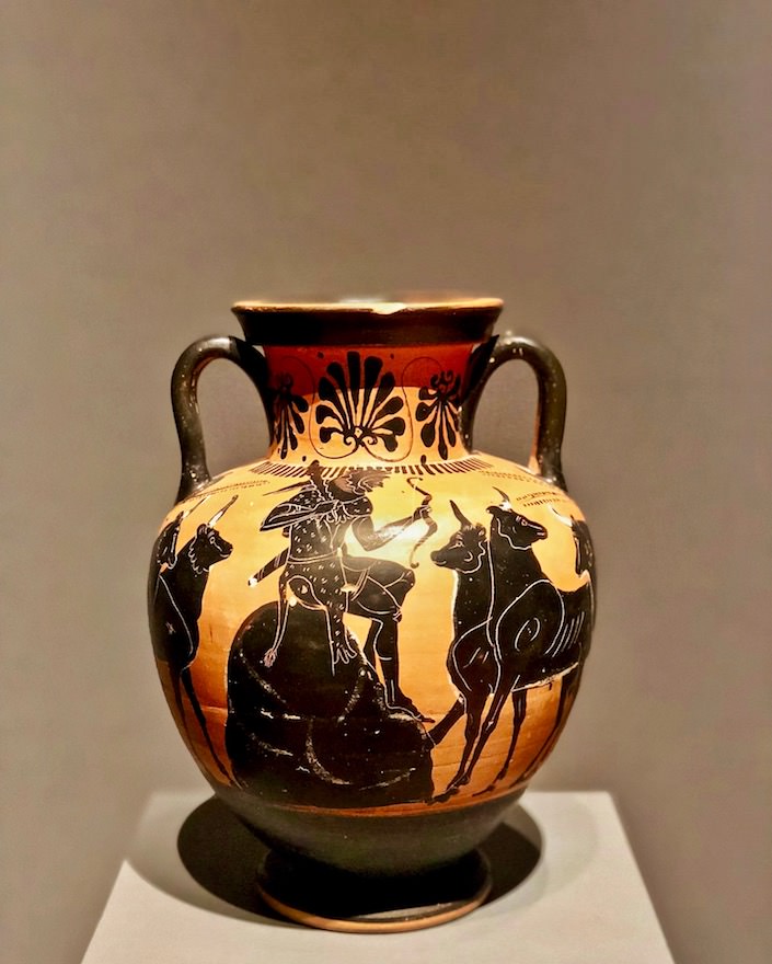 Greek amphora from c. 500 BC at Charles Ede