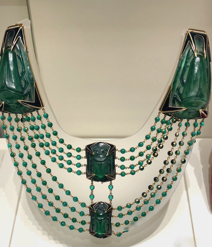Lalique beetle necklace from Wartski at TEFAF NY Fall 2018