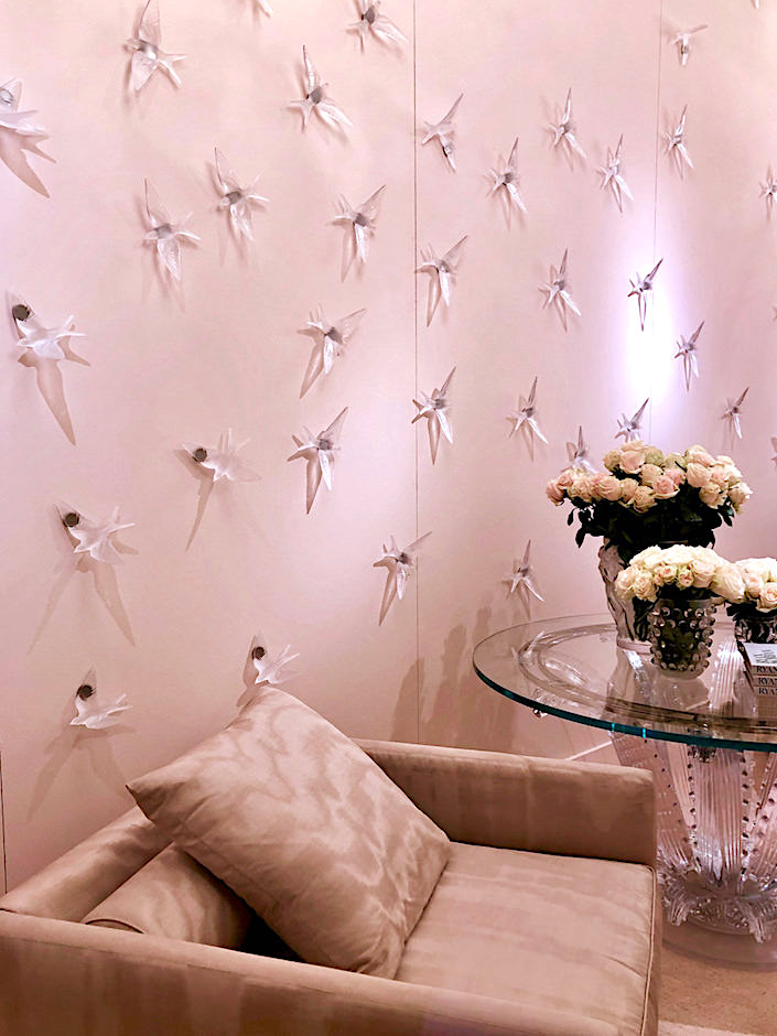 Lalique x Ryan Korban space at Salon
