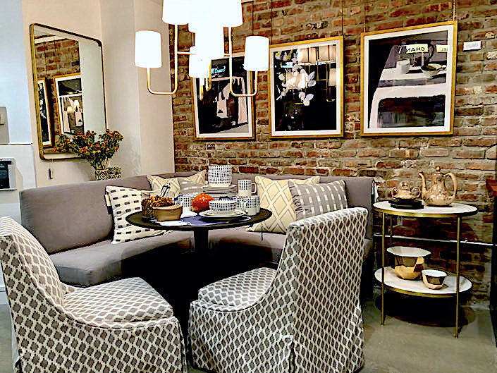 dining area at One Kings Lane Soho Store