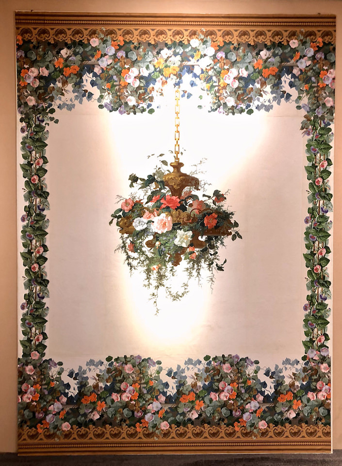 Carolle Thibaut-Pomerantz antique wallpaper at The Winter Show