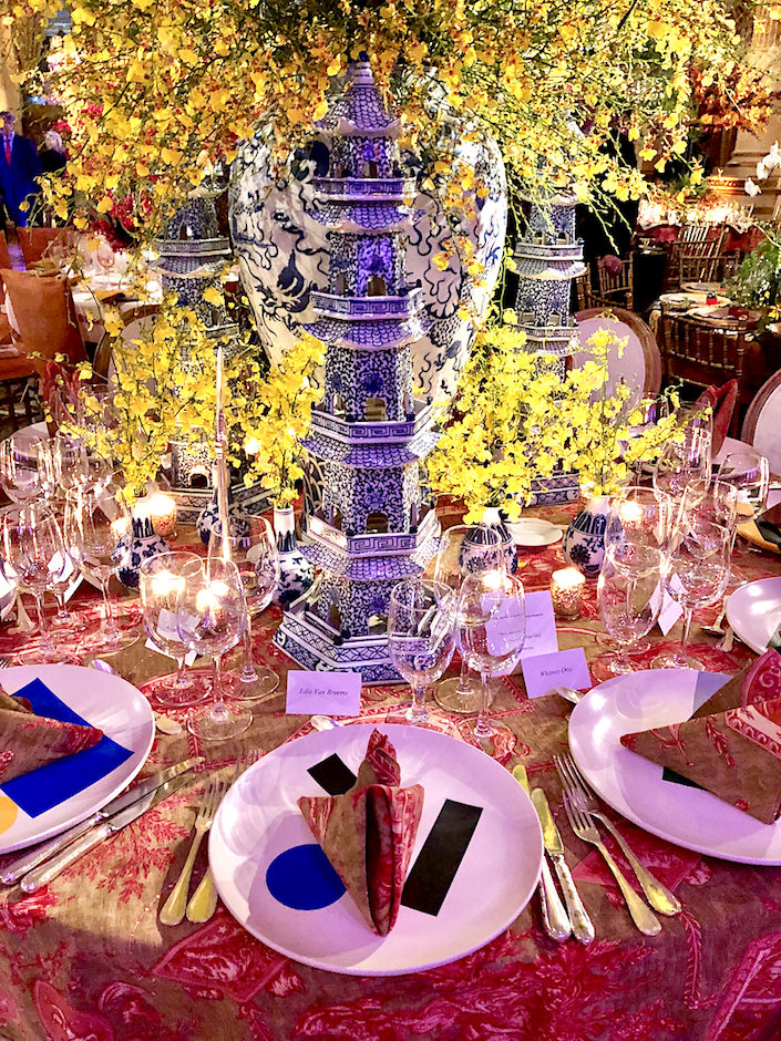 David Netto detail NYBG 2019 Orchid Dinner