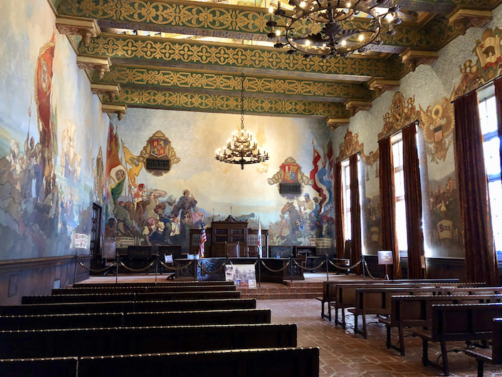 Santa Barbara County Courthouse Mural Room