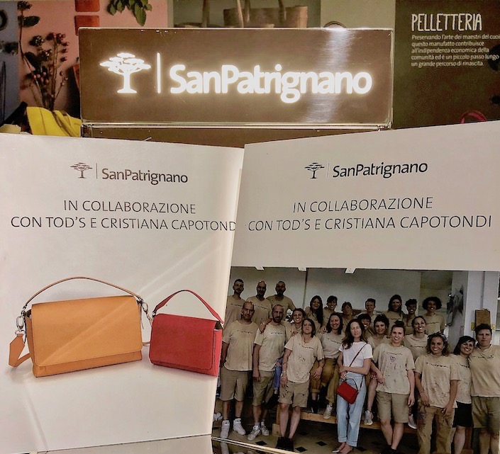 collaboration between San Patrignano and Tod's