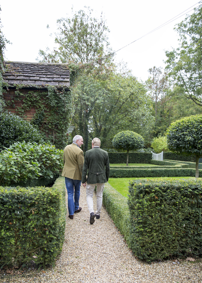 Paolo Moschino and Philip Vergeylen at their country house