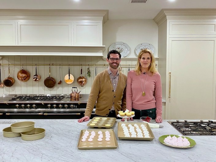 John Kanell of Preppy Kitchen and Susanna Salk via Quintessence