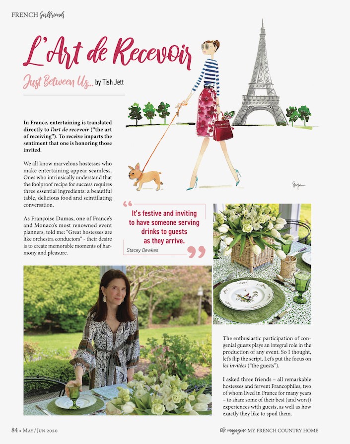 My French Country Home magazine entertaining article-1