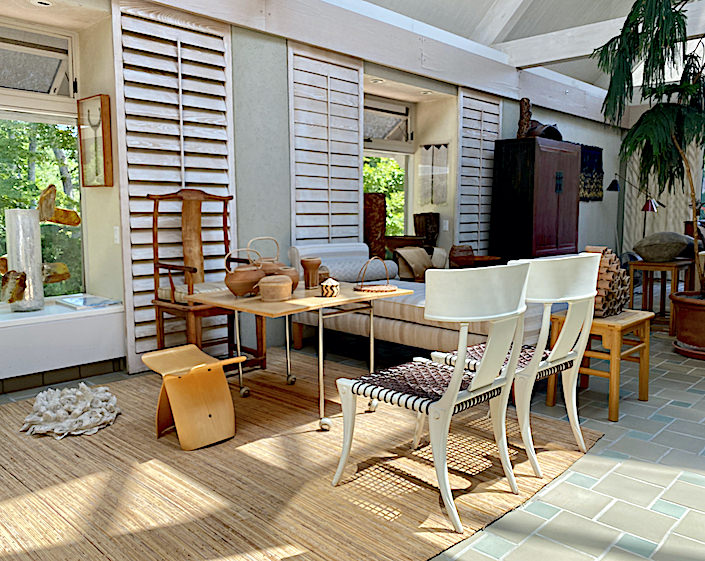 Main floor at LongHouse Reserve via Quintessence