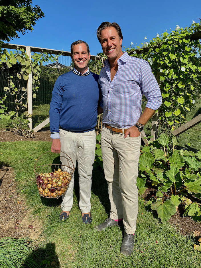 Christopher Spitzmiller and Anthony Bellomo at Cloe Brook Farm