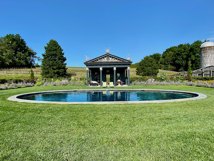 Christopher Spitzmiller pool and pool house