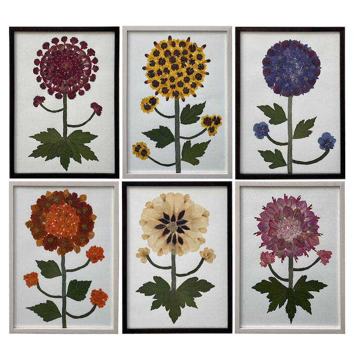 KRB Marian McEvoy sunflower collages