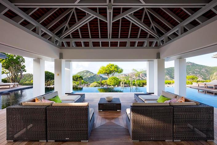 Luxury Portfolio St.  Barts house through Quintessence