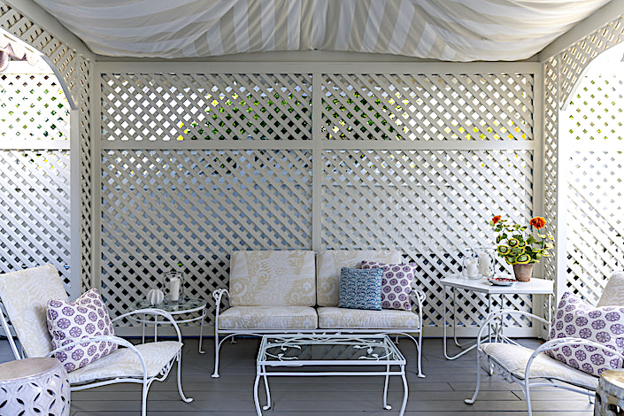 Charlotte Barnes tented terrace