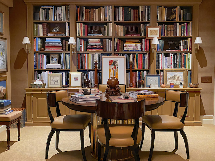 Bunny Williams NYC Dining Room: Library