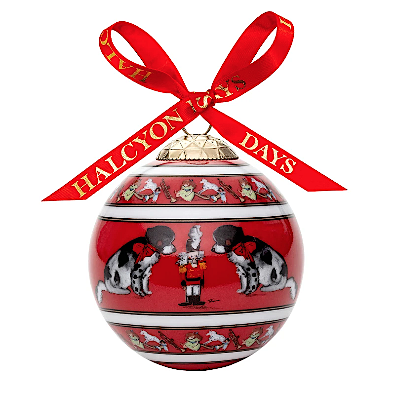 Tug Rice Halcyon Days ornament at Eerdmans Holiday Bazaar