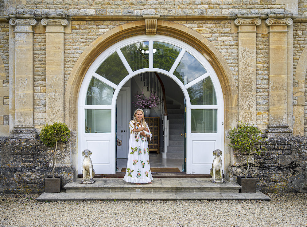 Katharine Pooley and her Jack Russell Herbie, photo Stacey Bewkes