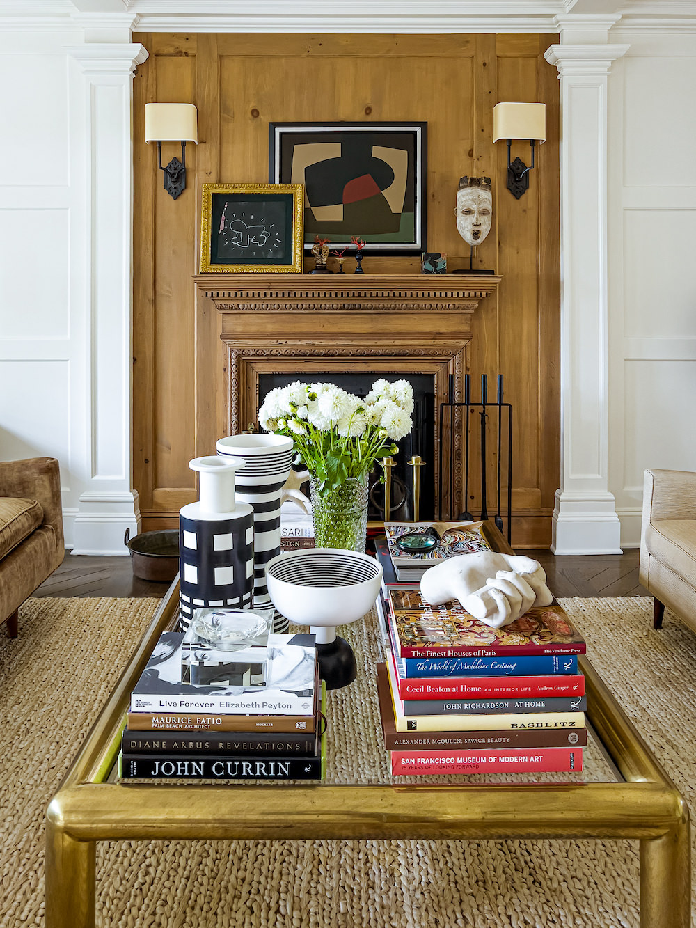 Living room of Bruce Glickman and Wilson Henley via Quintessence